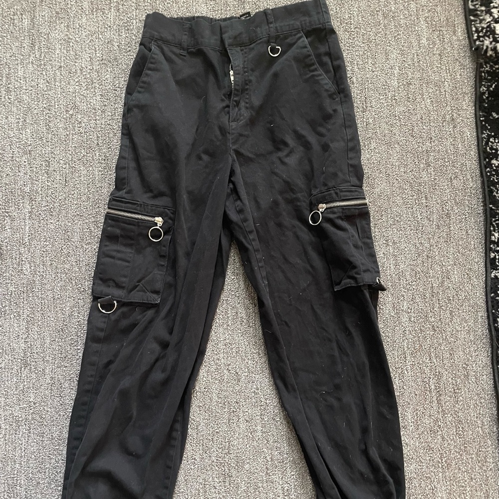 Black Cargo Pants